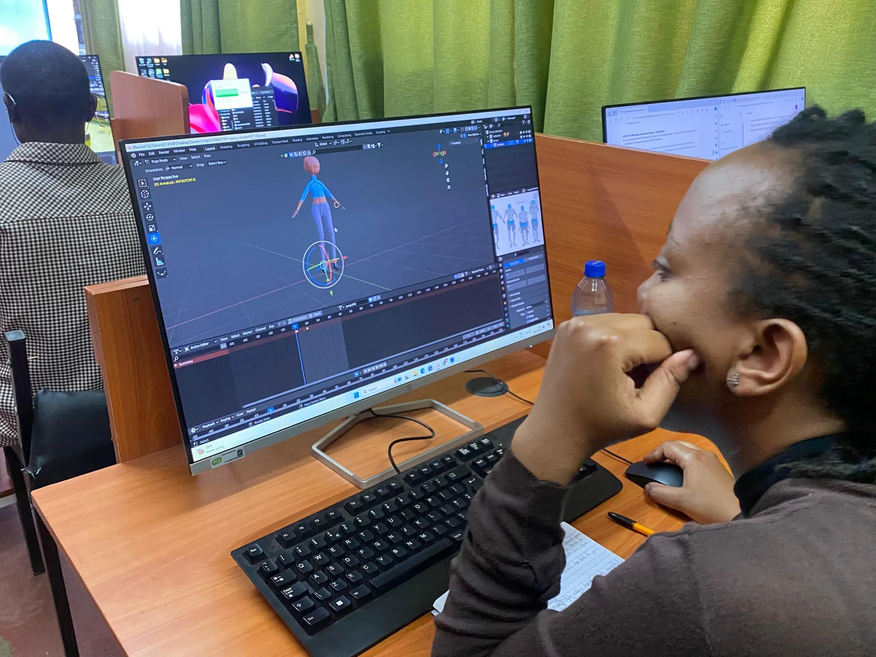 Animation workspace in progress